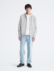 Archive 標誌拉鍊抓絨連帽衫, Heroic Grey Heather, hi-res