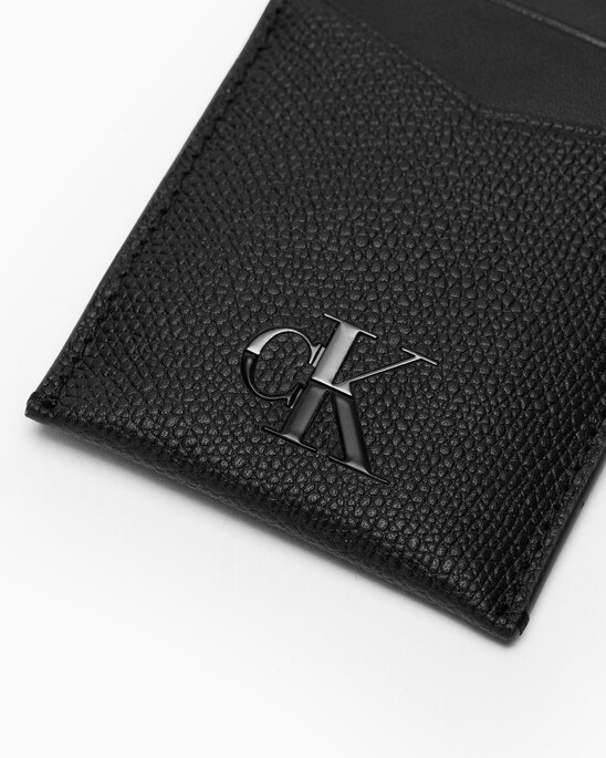 LEATHER LOGO HARDWARE CARDHOLDER