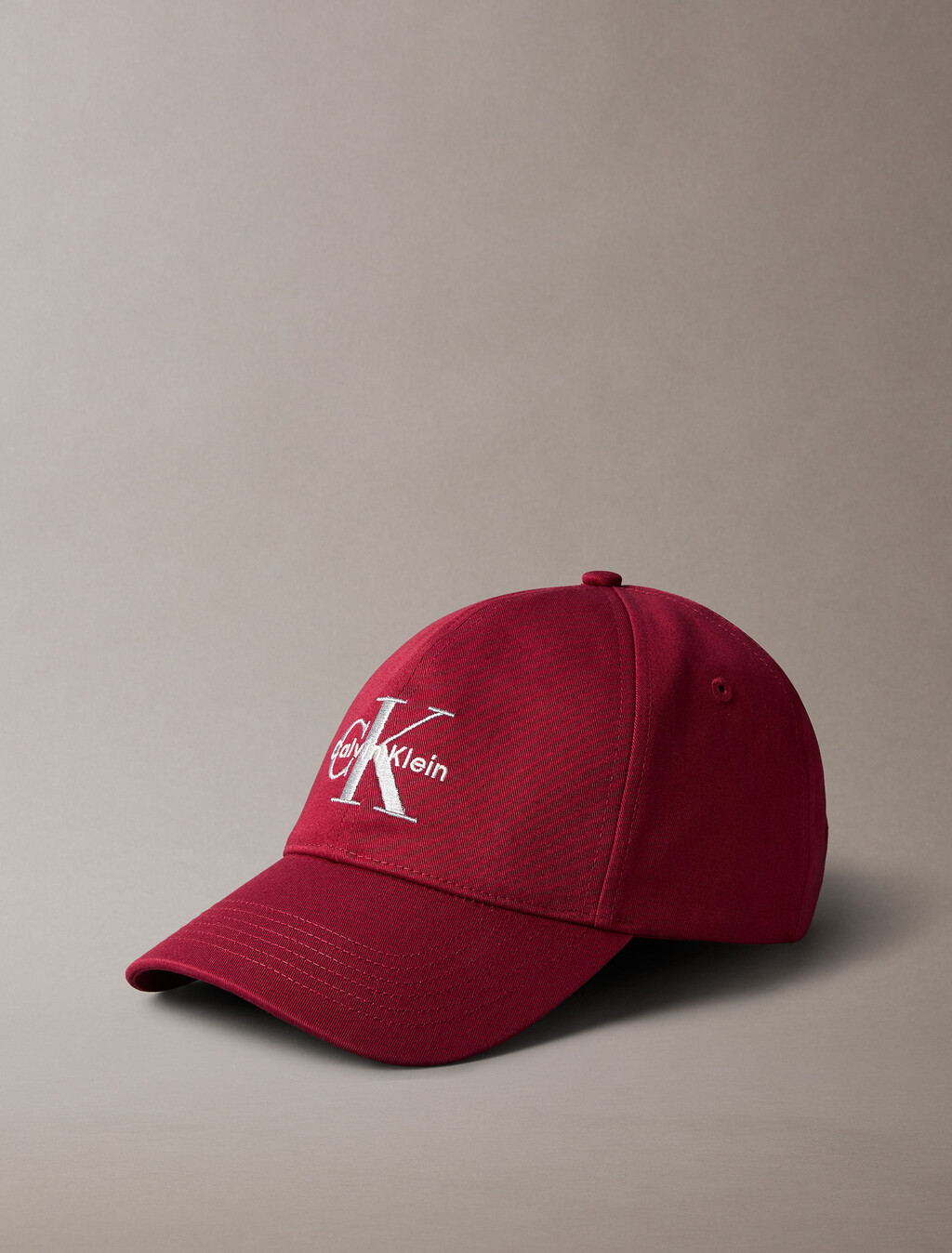 Twill Logo Cap, Deep Rouge, hi-res