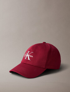 Twill Logo Cap, Deep Rouge, hi-res