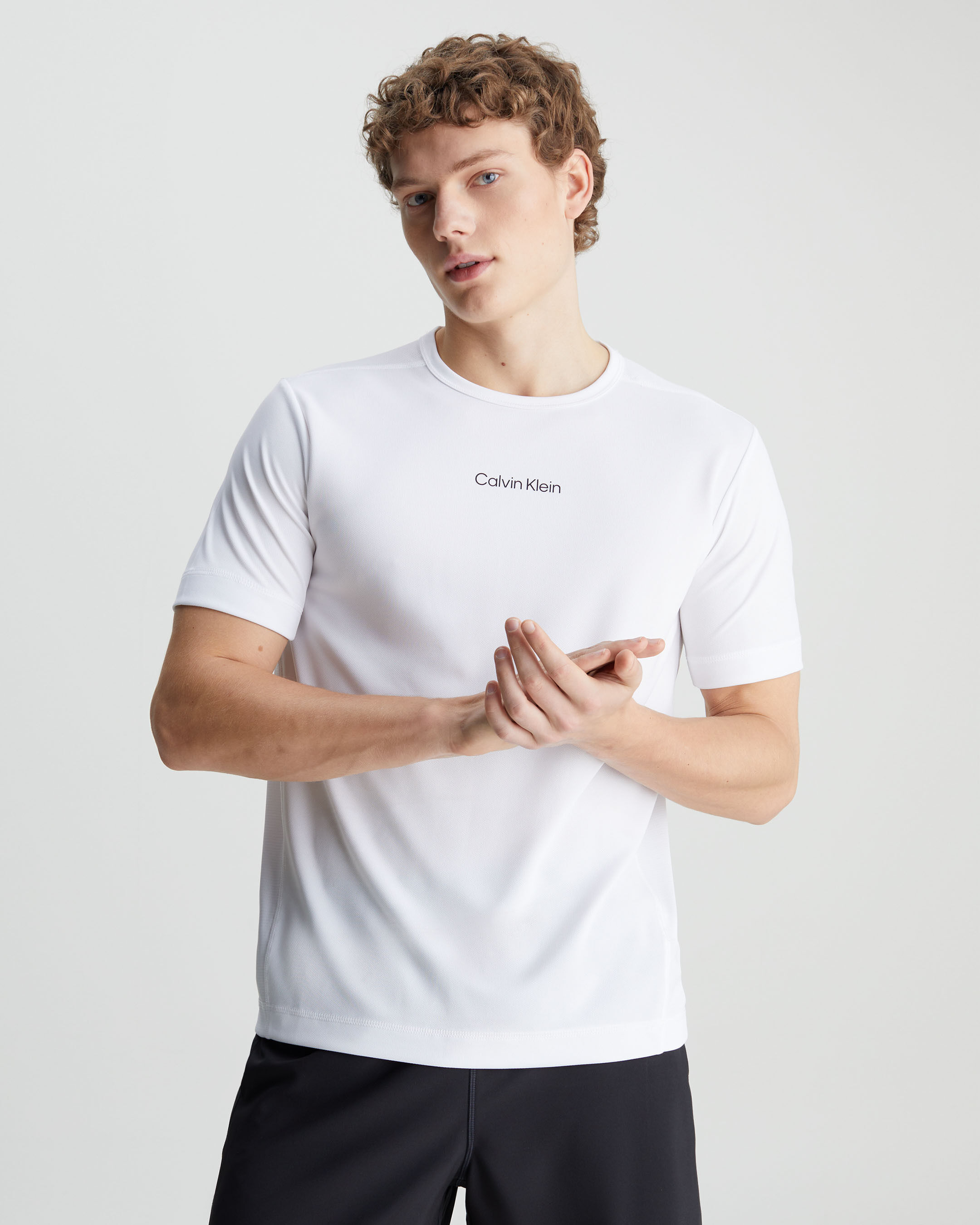 Calvin klein t deals shirt and shorts