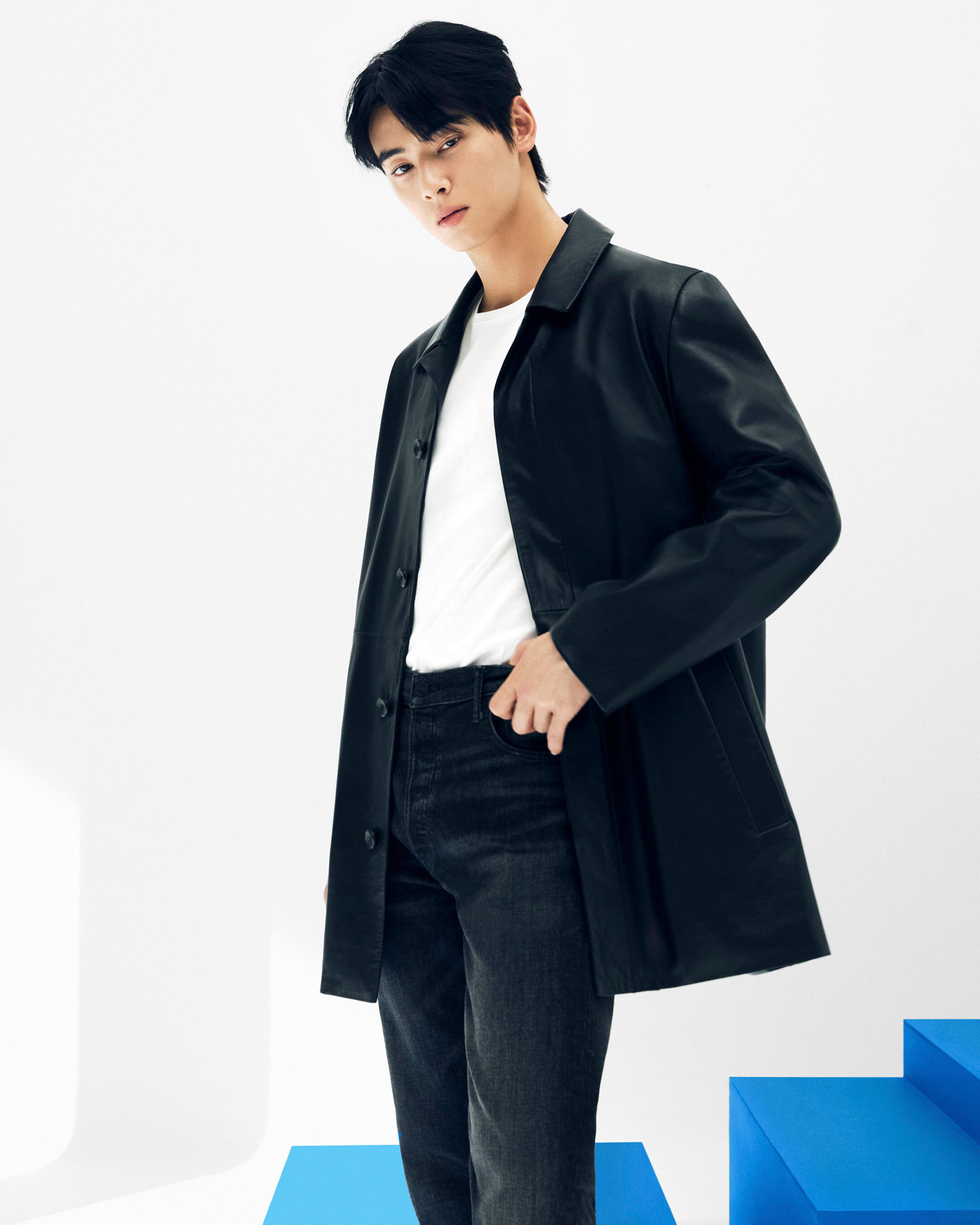 Suede coat black store