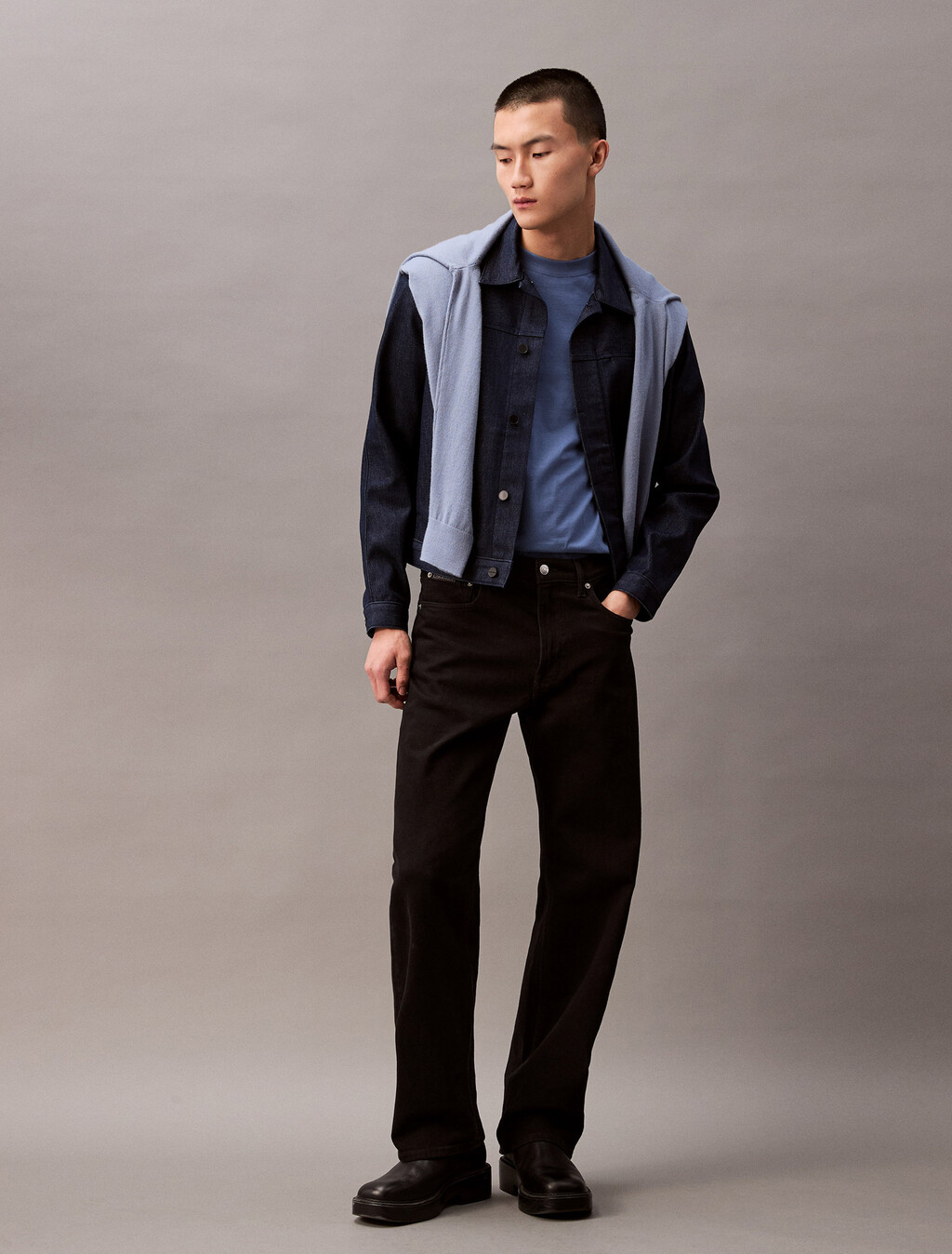 Climate Tech 卡車外套, INDIGO FOREVER RAW, hi-res