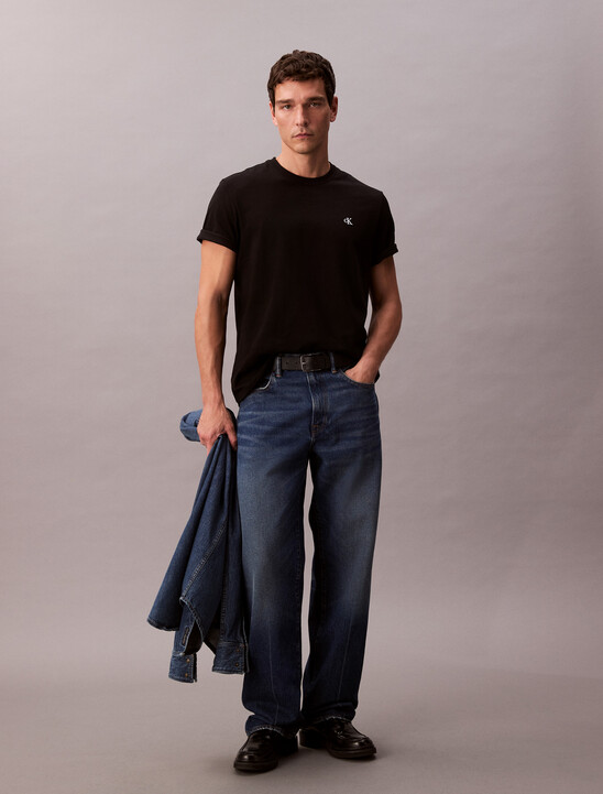 刺繡 Monogram 標誌寬鬆 T 裇