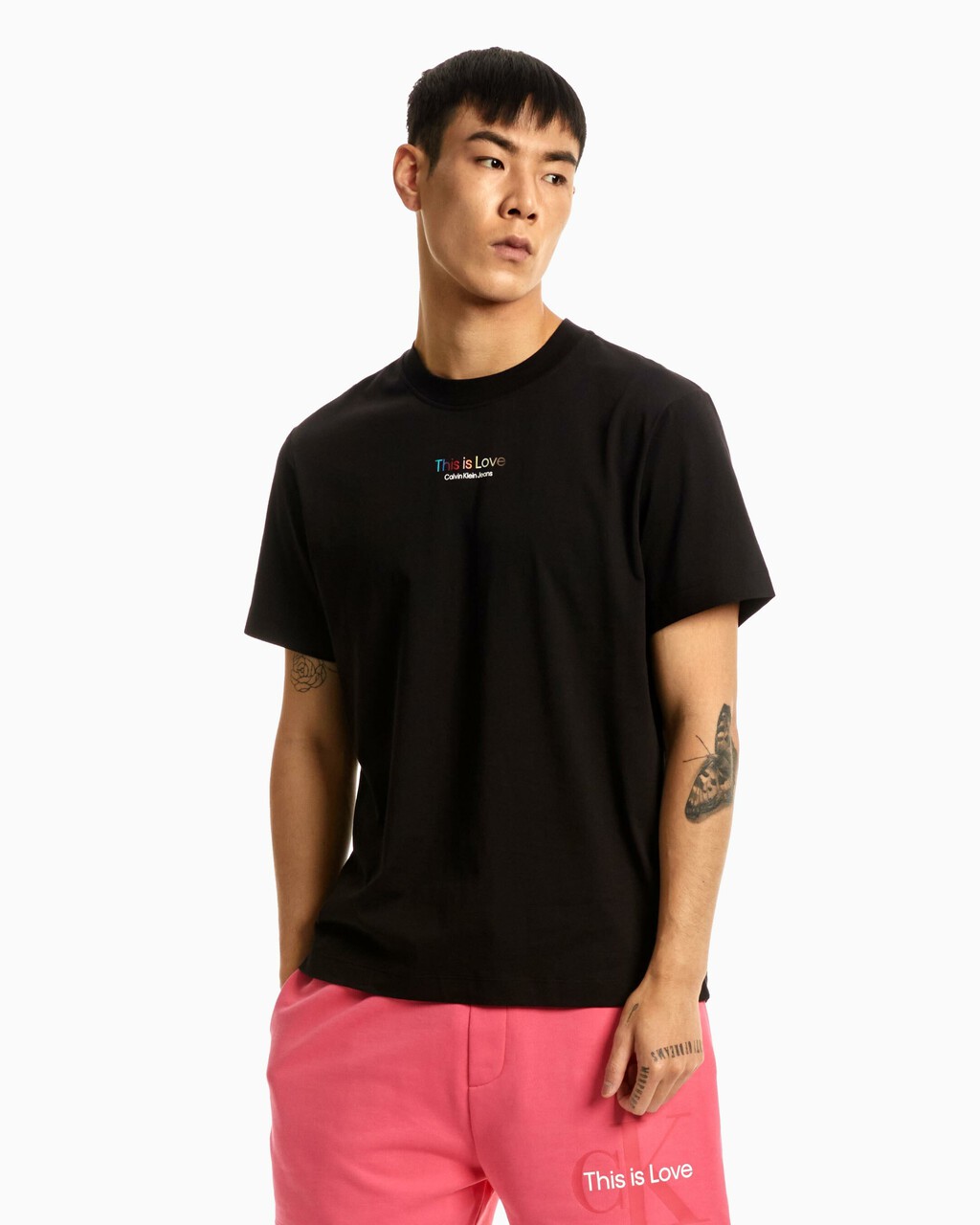 PRIDE BOX PRINT RELAXED TEE, Ck Black, hi-res