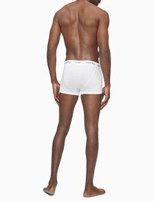 Cotton Stretch 低腰貼身短版四角褲（3 件組）, White, hi-res