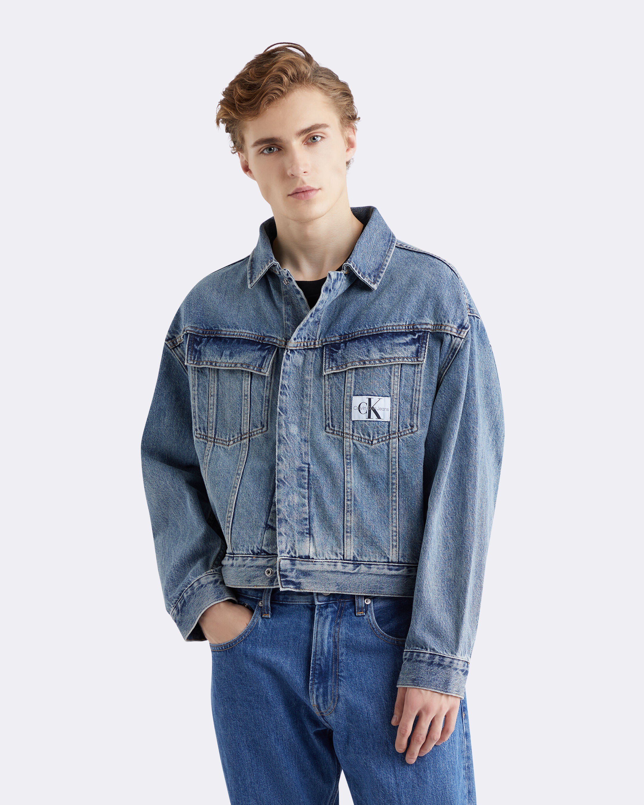 Calvin klein discount denim jacket price