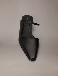 Set Back Heel Pump, Black, hi-res