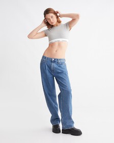MODERN COTTON 無鋼圈 T 裇胸圍, Grey Heather, hi-res