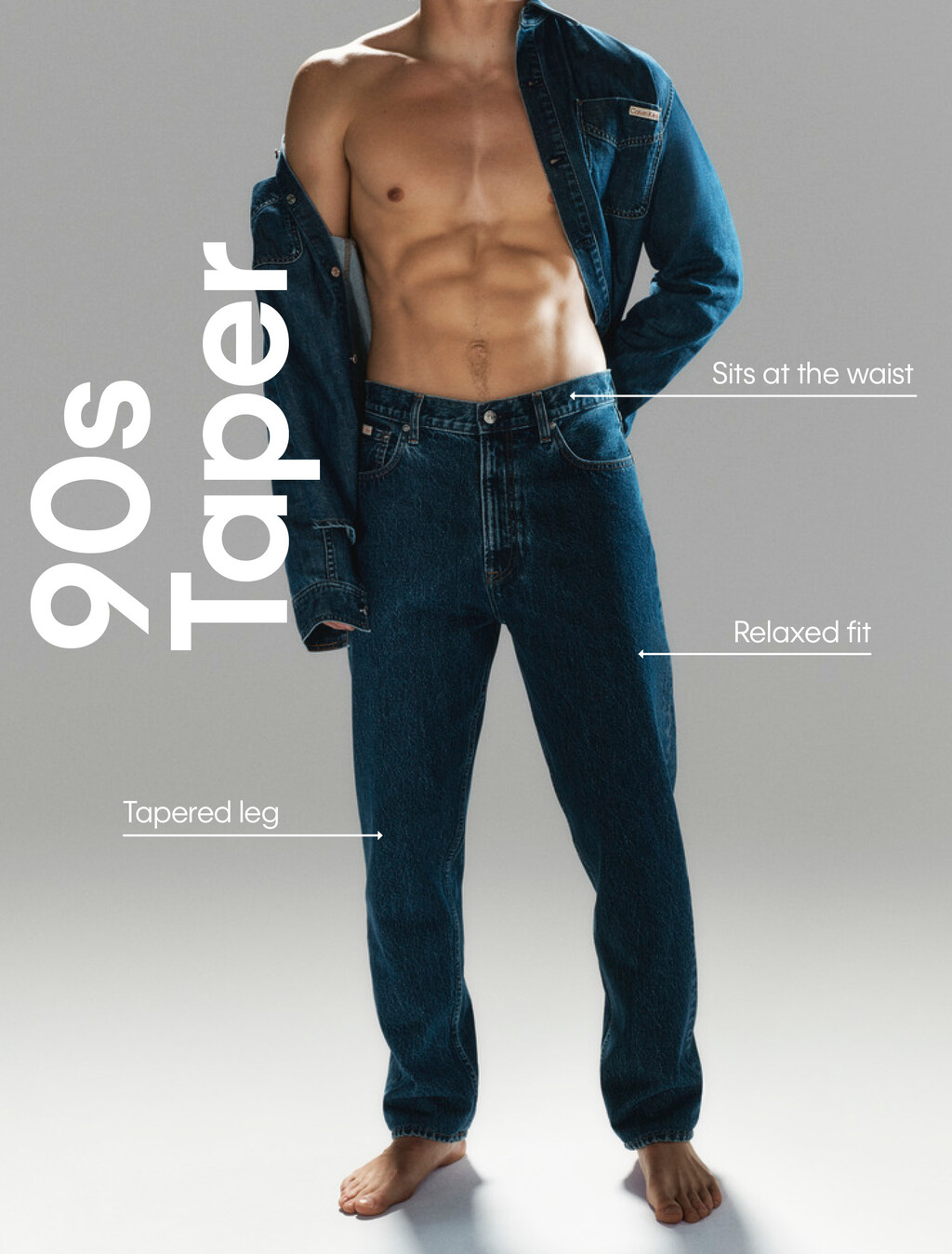 90's Tapered Cropped Jeans, CELTIC SEA, hi-res