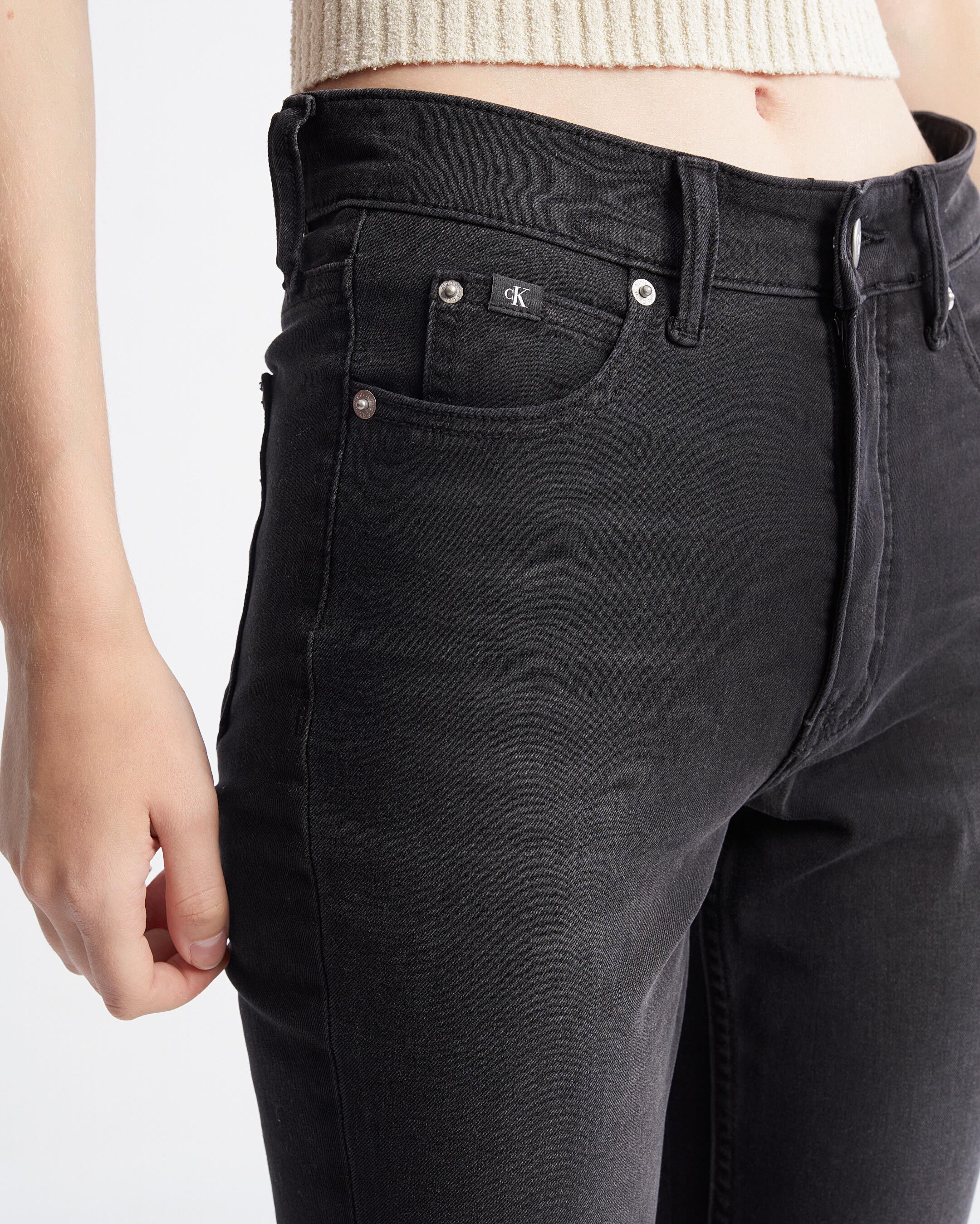 Ultimate Stretch High Rise Skinny Black Ankle Jeans black Calvin Klein Hong Kong