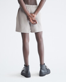 Standards Ruins Graphic Fleece Shorts, Grey Dawn, hi-res