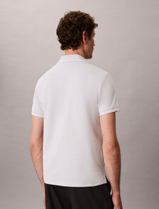 Cooling Tipped Collar Polo, Marble Gray, hi-res