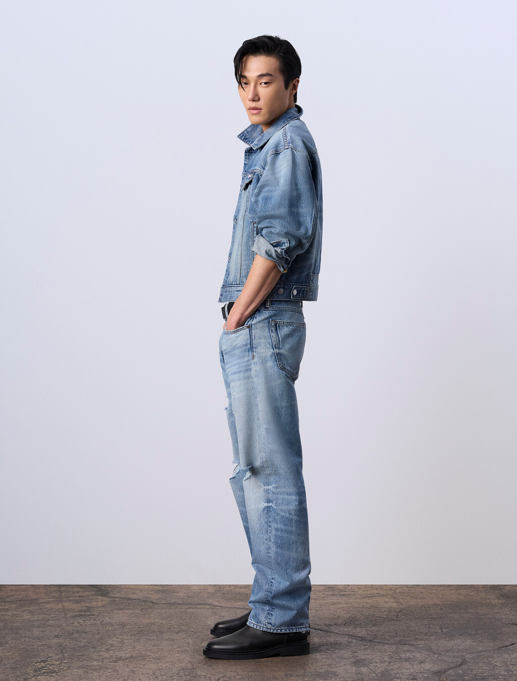 Jung Kook for Calvin Klein 90s Straight Jeans, REBEL, hi-res