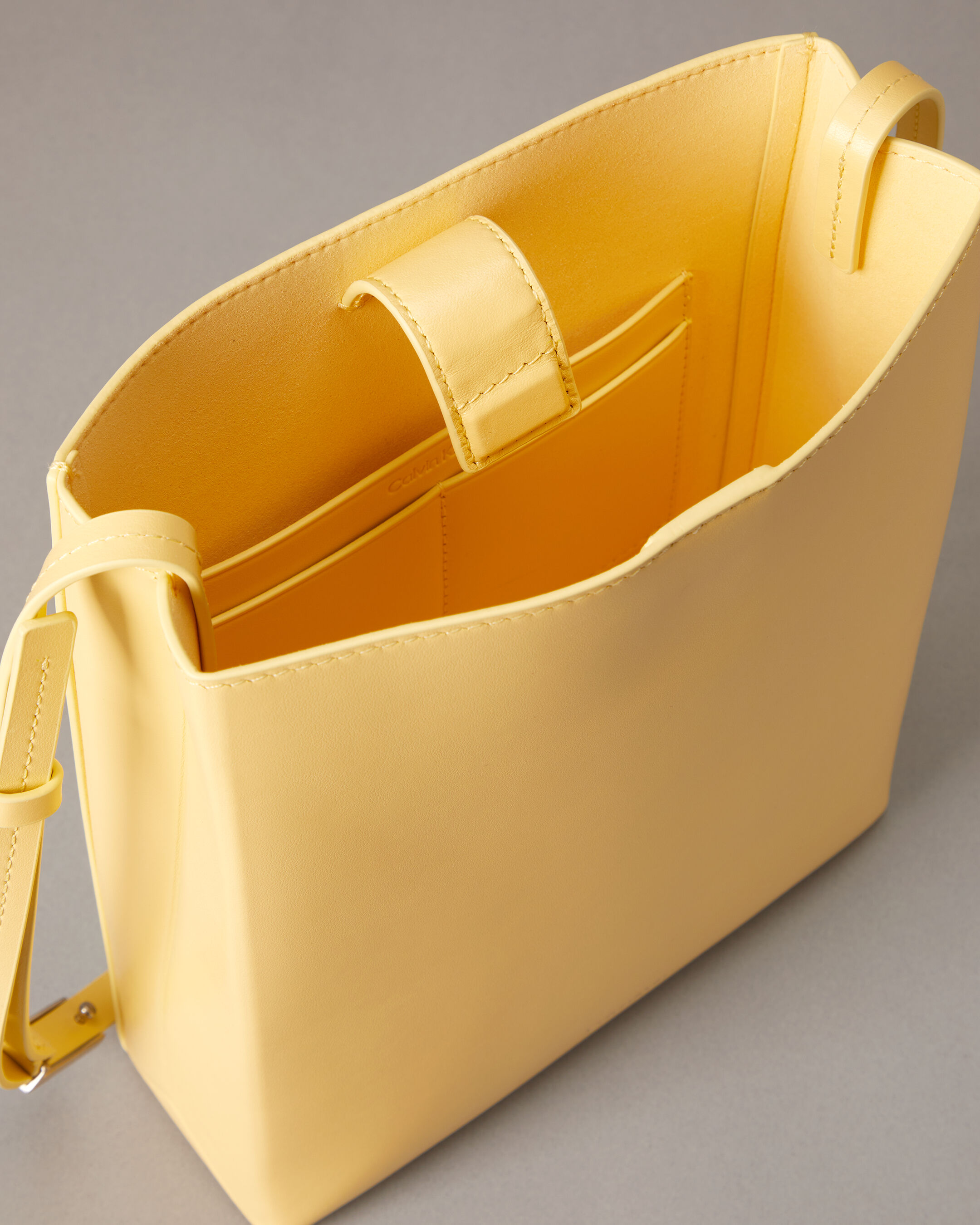 CK Paper Bag Leather Crossbody Golden Haze Calvin Klein Hong Kong