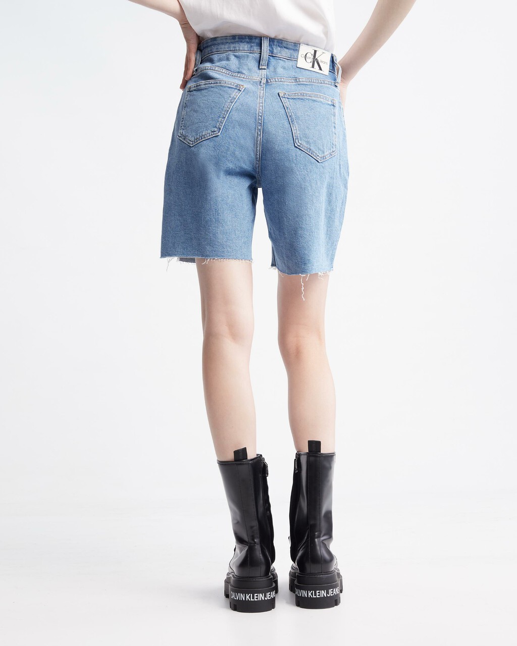 百慕大復古短褲, Denim Light, hi-res
