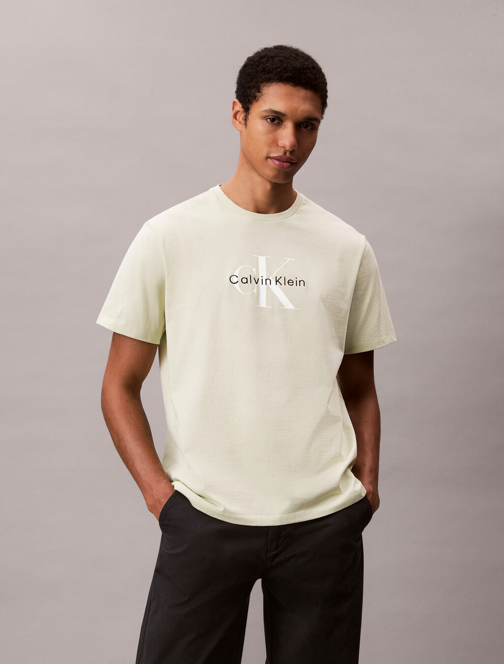 Monogram T-shirt, Tender Greens, hi-res