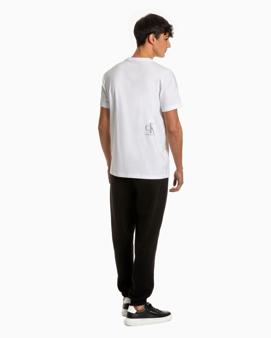 Premium Capsule CK Logo T 恤, BRIGHT WHITE, hi-res