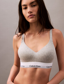 Icon Cotton 提托型無鋼圈胸圍, Grey Heather, hi-res