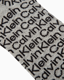 MEN'S LOGO LOW CUT SOCKS, MEDIUM GREY, hi-res
