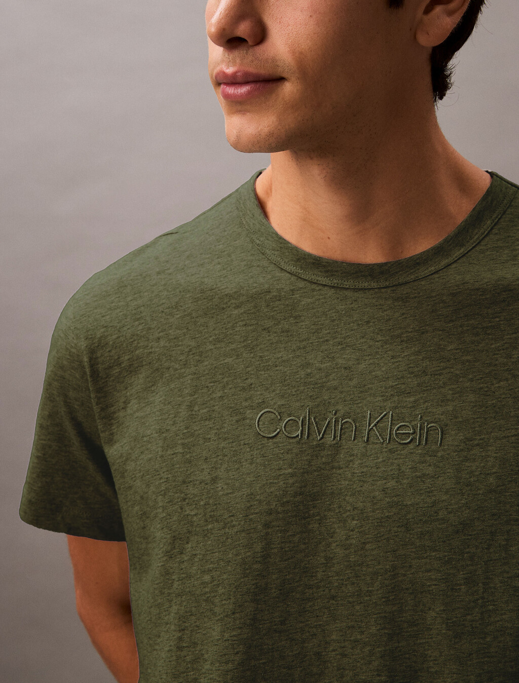 100% Cotton Crewneck Sleep T-Shirt, Gray Labyrinth, hi-res