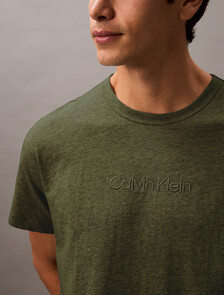 100% Cotton Crewneck Sleep T-Shirt, Gray Labyrinth, hi-res