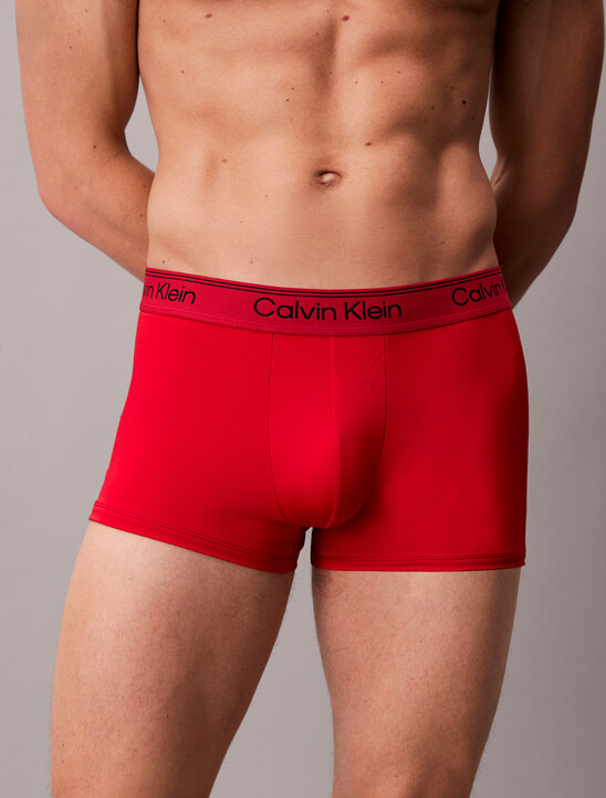 3 Pack Low Rise Trunks - Microfibre Stretch