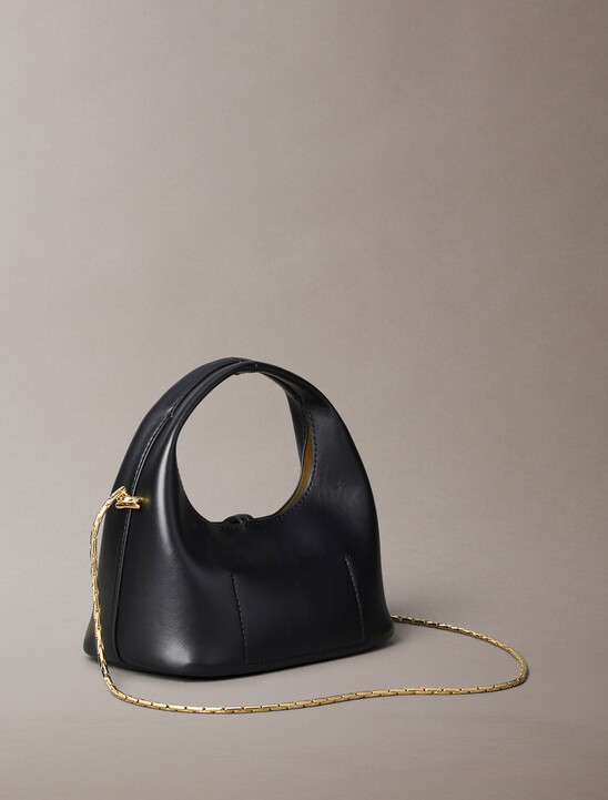 Stone Lock Slouchy Crossbody Bag