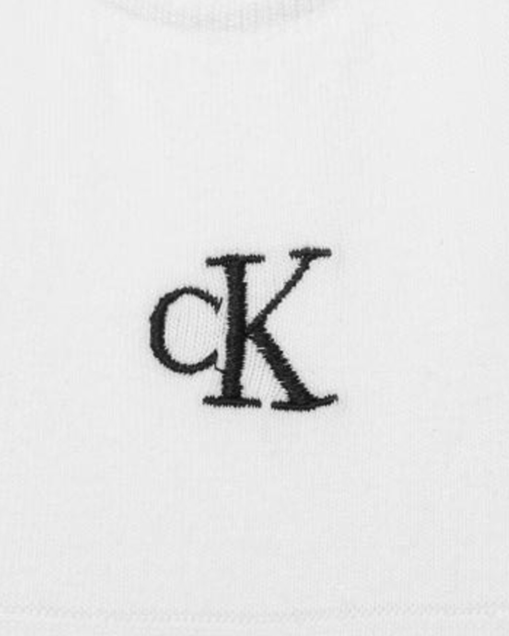 MEN'S LOGO EMBROIDERED LINER, WHITE, hi-res