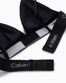Calvin Klein 1996 Vday Lightly Lined Triangle Bra, NEON HEART+BLACK, hi-res