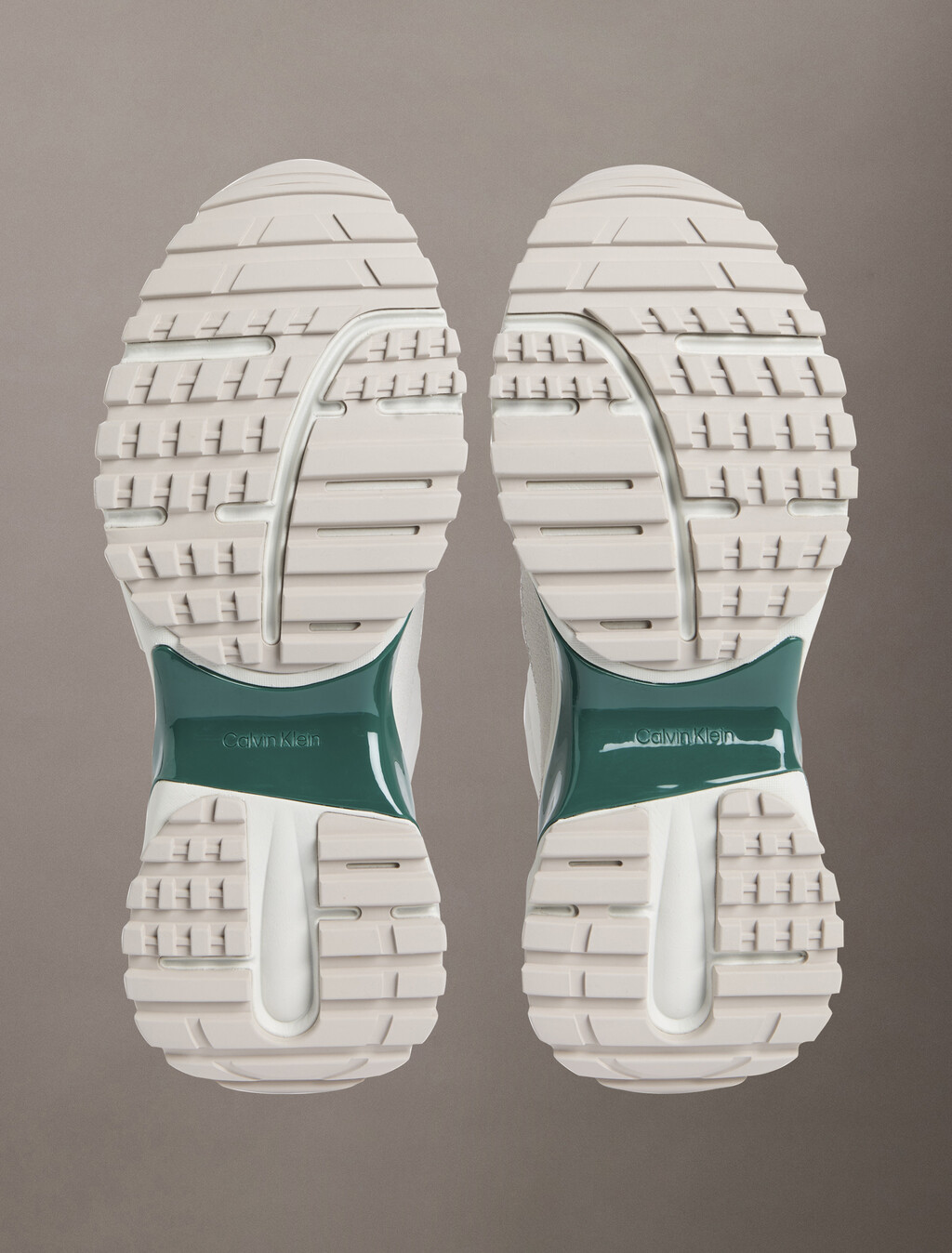 Suede and Nylon Runner Trainers, Bright White/Galapagos Green, hi-res