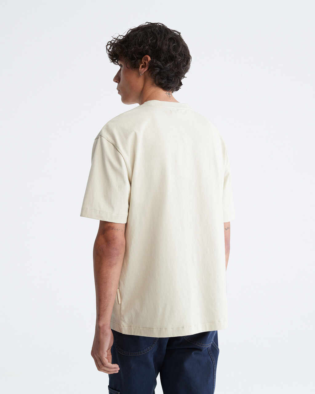 KHAKIS RELAXED STENCIL LOGO TEE, Asparagus Green, hi-res