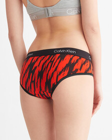 CALVIN KLEIN 1996 HIPSTER, TIGER STRIPE PRINT+HAZARD, hi-res