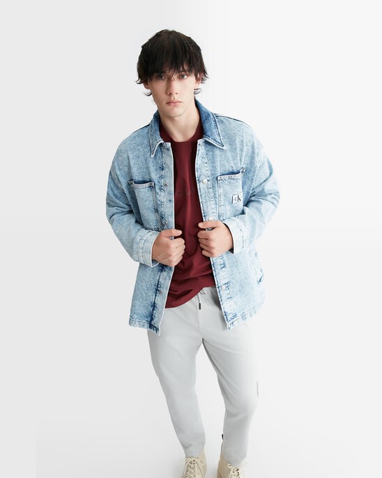 Oversized Denim Shirt Jacket