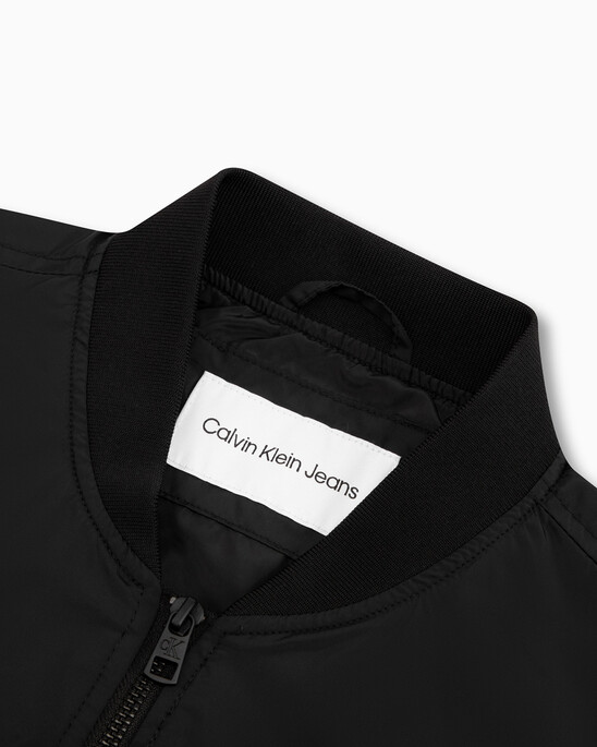 CK Badge Nylon Bomber Jacket