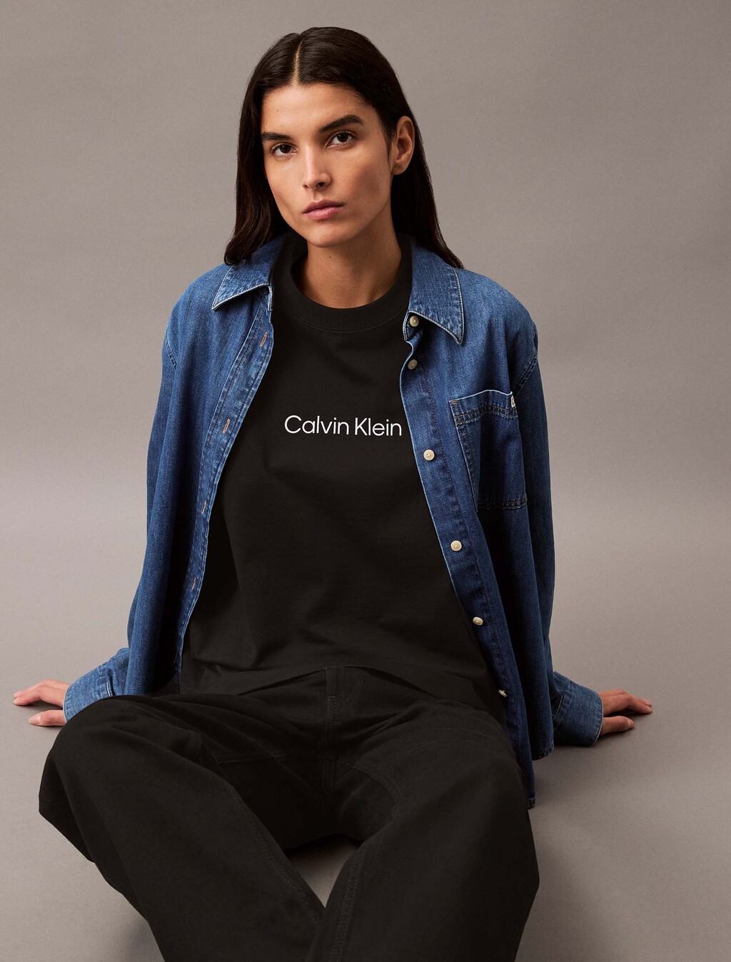 Hero Modern Boxy Tee, Black, hi-res
