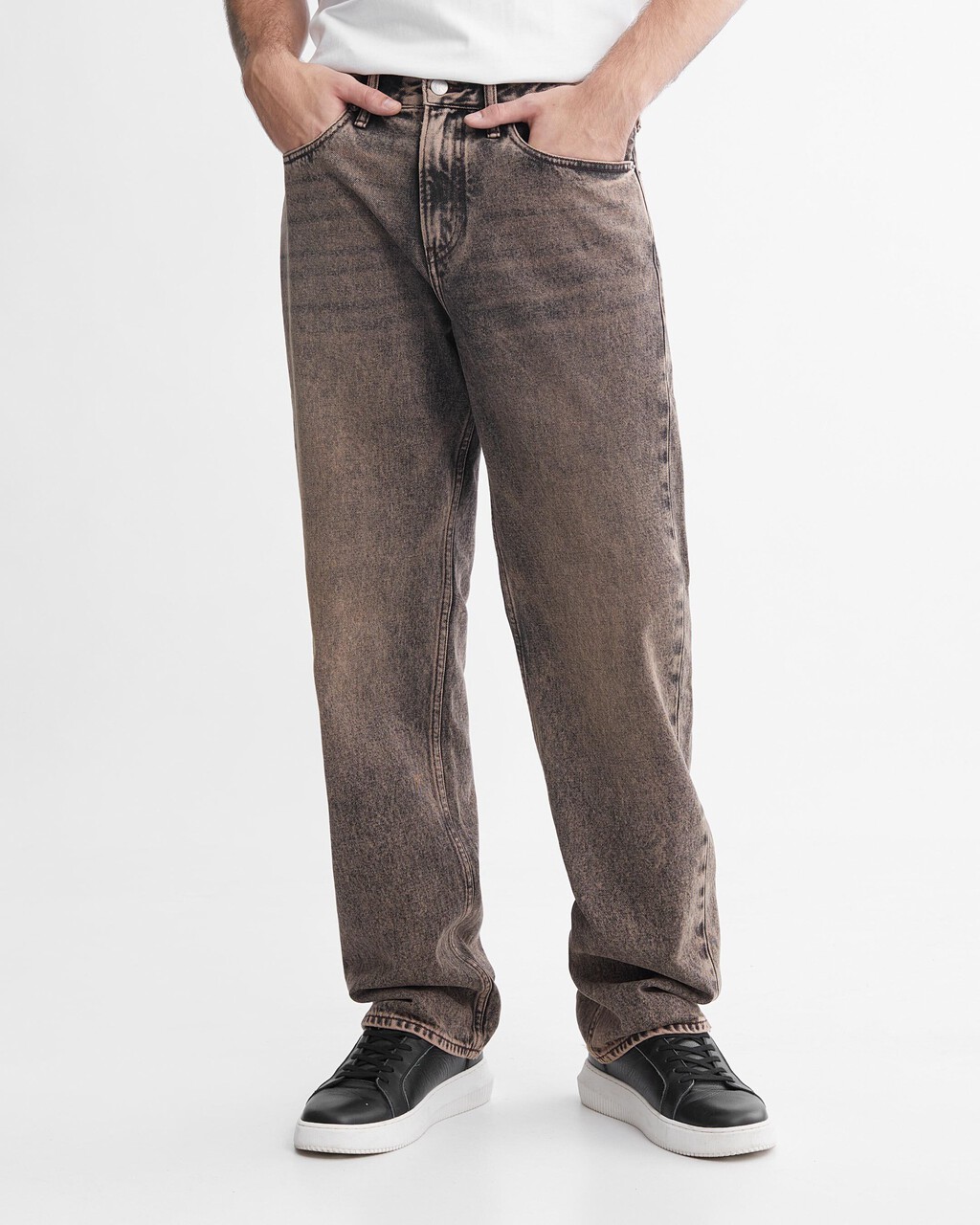 Naturals 90 年代直筒牛仔褲, Denim Medium, hi-res