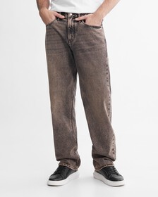 Naturals 90 年代直筒牛仔褲, Denim Medium, hi-res