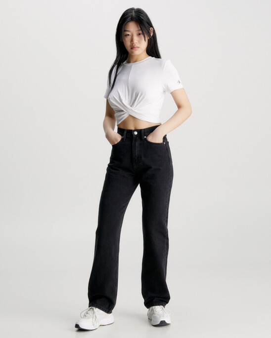 Cropped Twisted T-Shirt