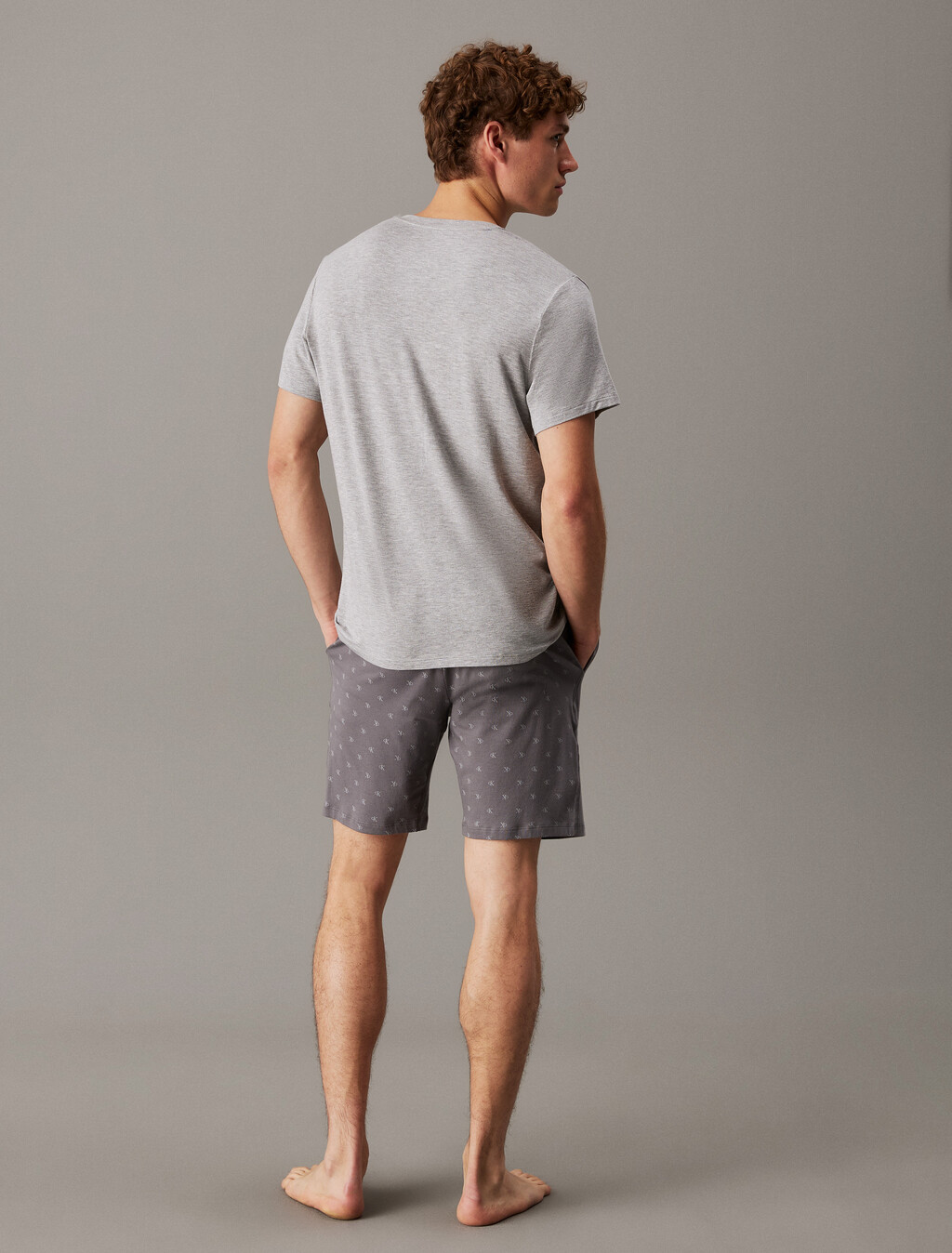 Ultra Soft Modal Henley Sleep T-Shirt, B10 Grey Heather, hi-res