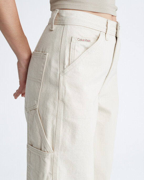 Tapered Fit Utility Jeans