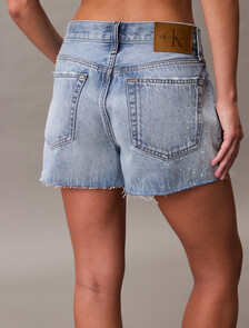 90's Denim Shorts, RAINY BLUE, hi-res
