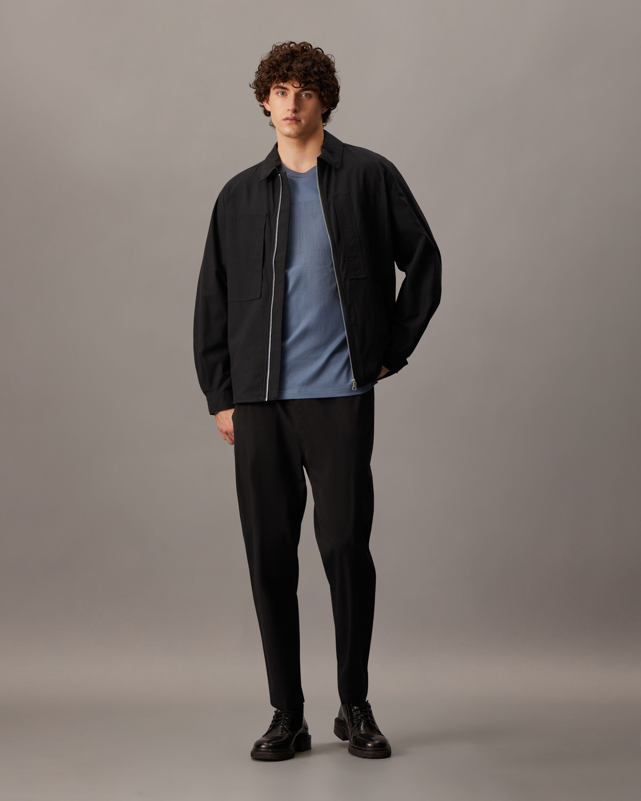 人気沸騰ブラドン Chinos Drawcord Slim Essentials | Kong Hong Klein Calvin | black パンツ