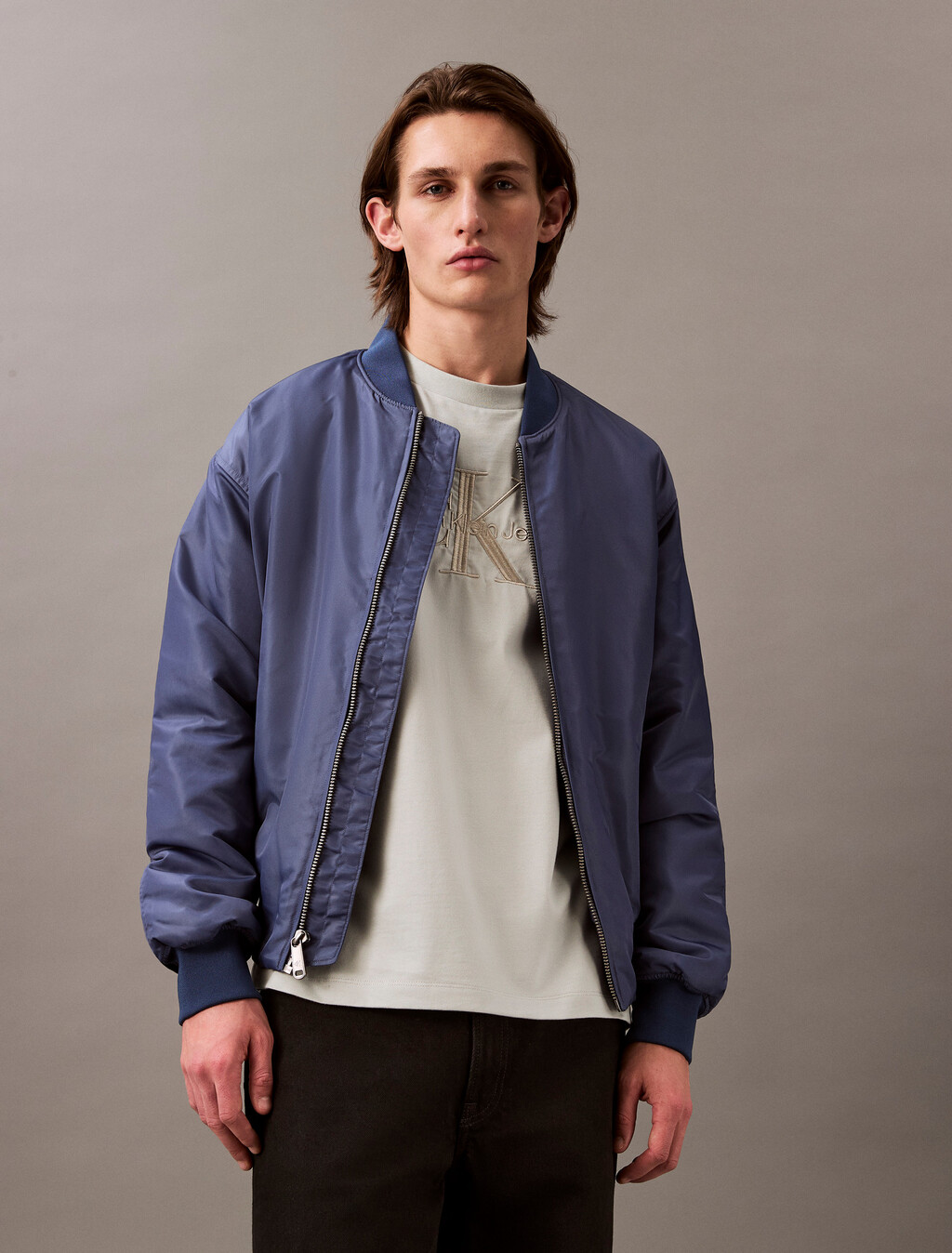 寬鬆版型 Monogram T 恤, Blue Blush, hi-res