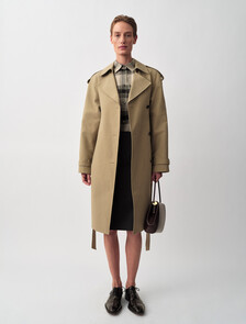 Scarlett格紋鈕扣襯衫, Black, hi-res