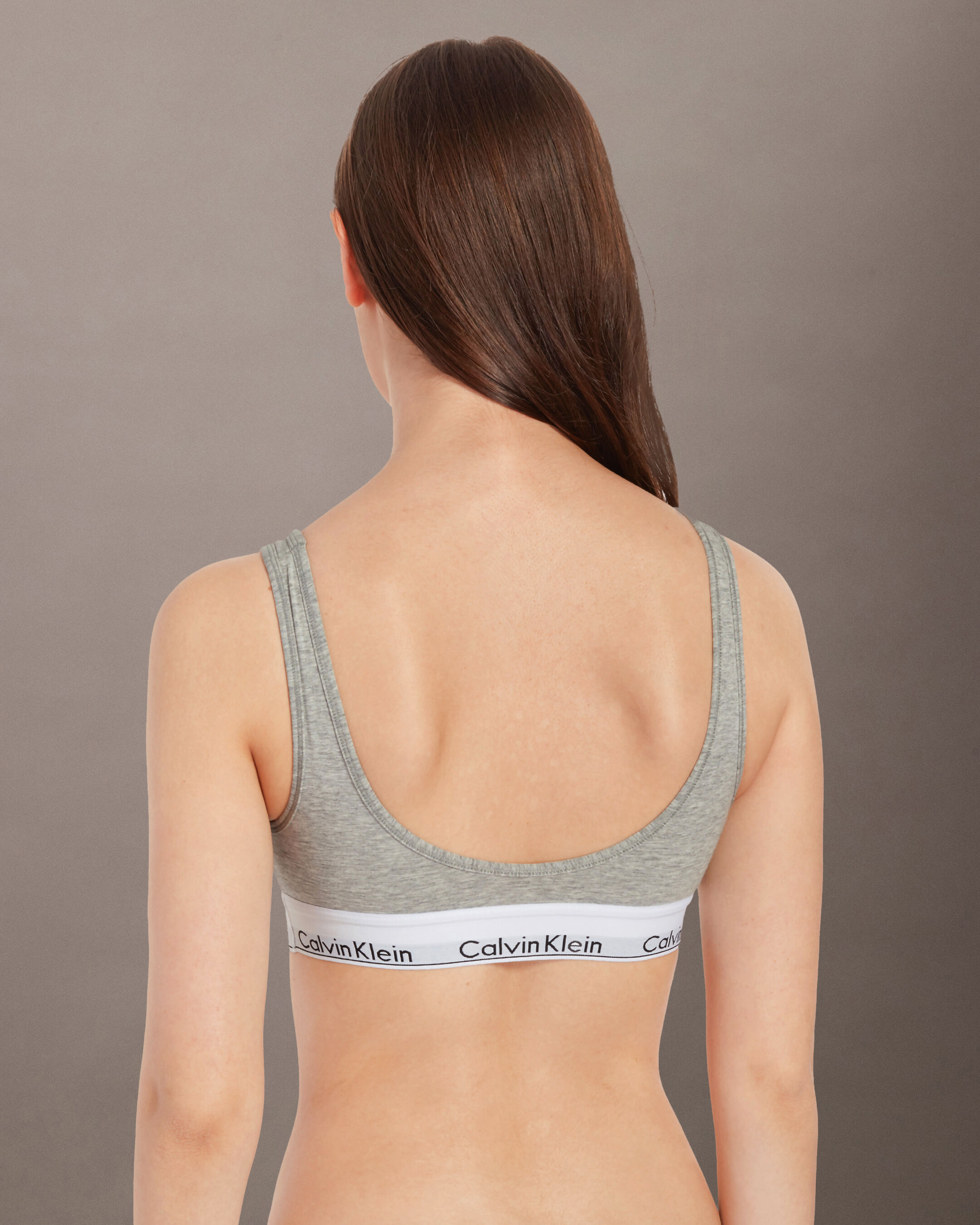 Scoop Back Lightly Lined Bralette | grey | Calvin Klein Hong