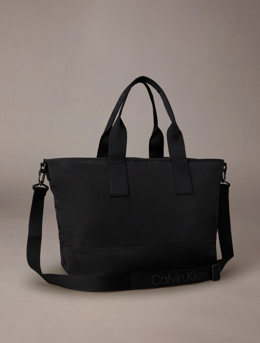 Ultralight Nylon Tote, Black, hi-res