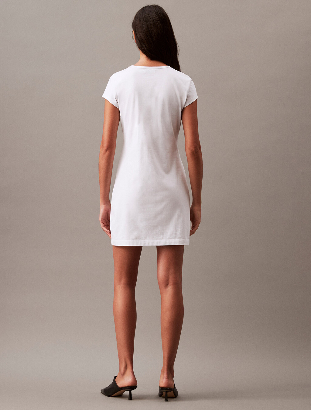 Archive 標誌超貼身 T 恤連身裙, Brilliant White, hi-res