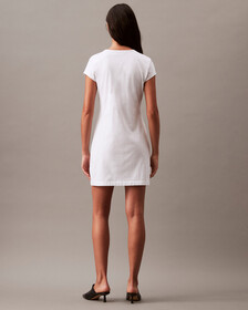 Archive Logo Baby T-shirt Dress, Brilliant White, hi-res