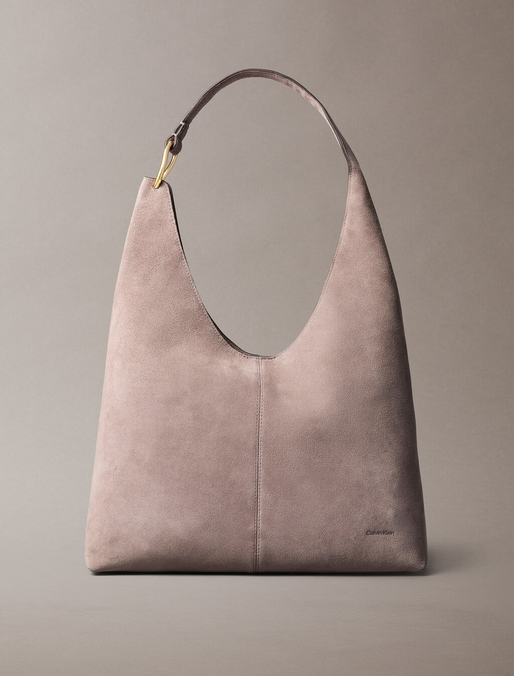 Large Soft Suede Shoulder Bag, Moonstruck Suede, hi-res